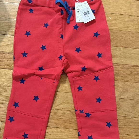 Baby Mini Boden Warrior Knee Star Jersey Joggers Bottoms - Picture 2 of 2